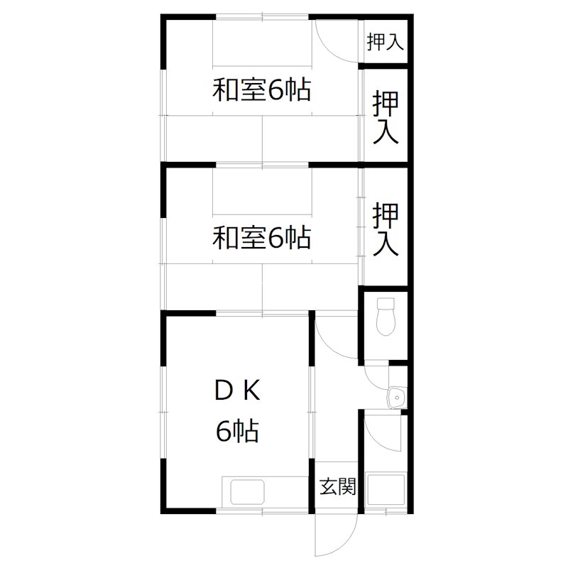 清山荘 間取り図