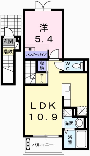 フィールド　ミドル・ライペンⅠ 間取り図