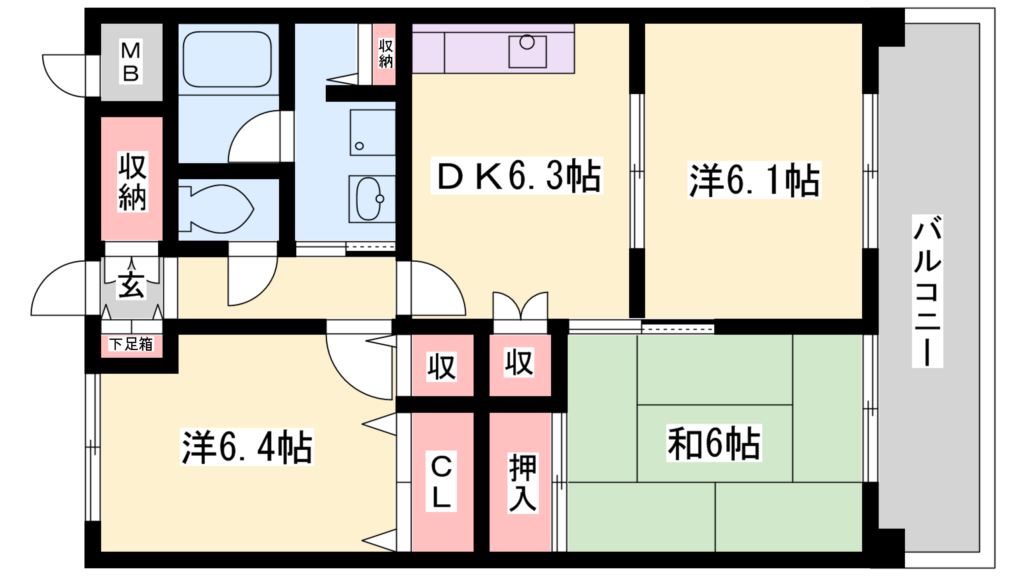 ロイヤルグレース 間取り図