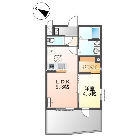 トレジャー東加古川 間取り図