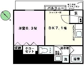 ソレーユすみよし 間取り