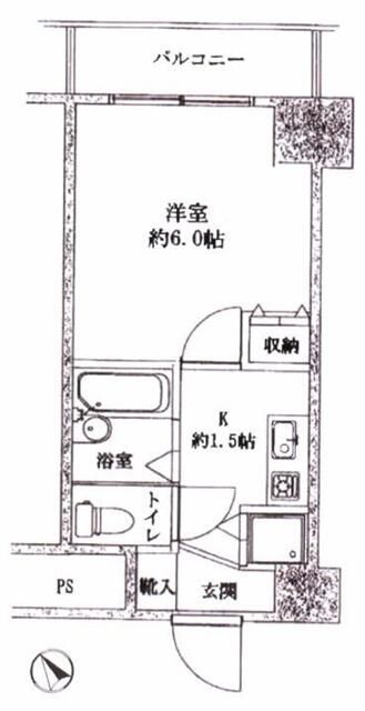 スカイコート三田慶大前 間取り