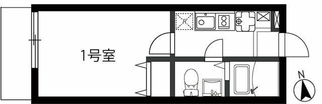 モダンアパートメント日吉ｖｉｅｗ 間取り