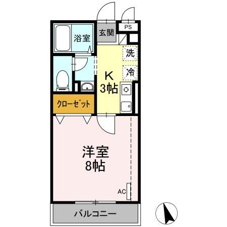 アムール大倉山　Ｂ棟（ダイワリビング） 間取り