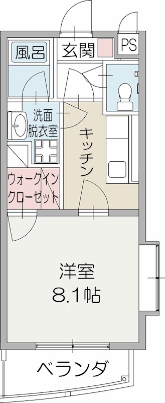ヒルズタカオカ 間取り