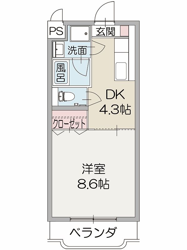 メゾンかりがね 間取り