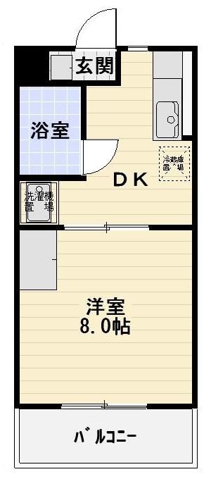 サンビレッヂⅠ 間取り