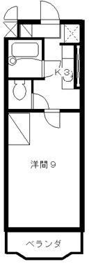 アビタシオン天王Ⅲ 間取り