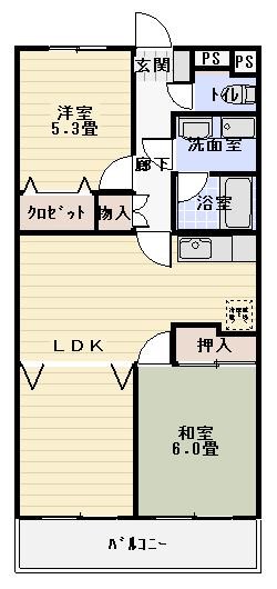 グランクールⅡ 間取り