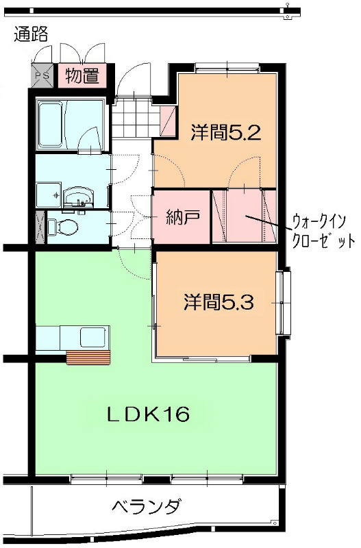 セレーノ小鷹野 間取り