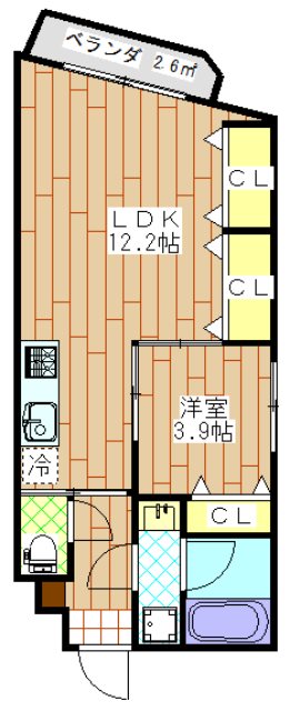 グリシーヌ千葉 間取り