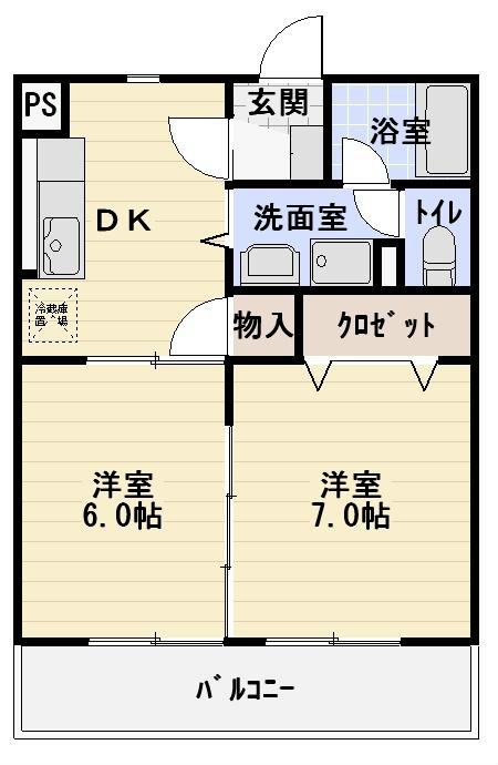 フォンテーヌＳ 間取り