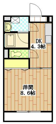 バートハイム伊藤Ⅱ 間取り