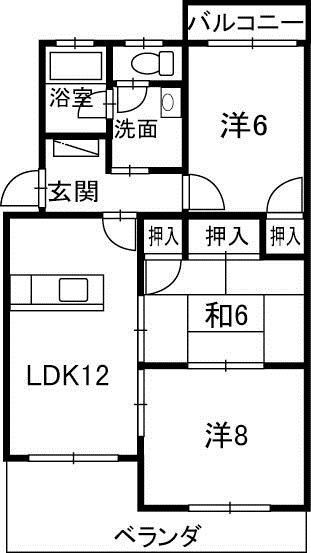 グランシャリオⅡ 間取り