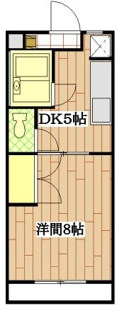 マンションジュネスⅧ 間取り