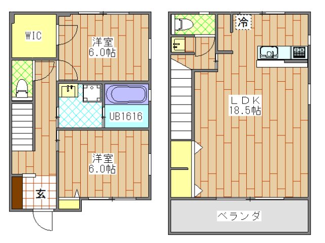 ファーロ ＢⅡ 間取り