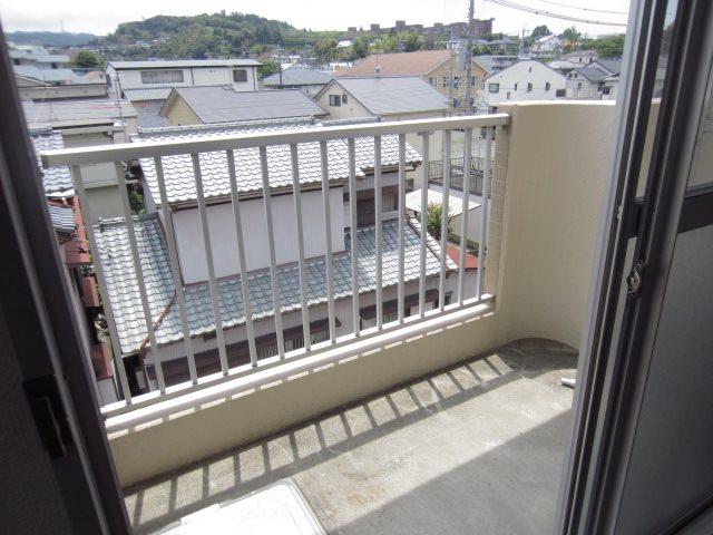 マンションエタニティー ベランダ