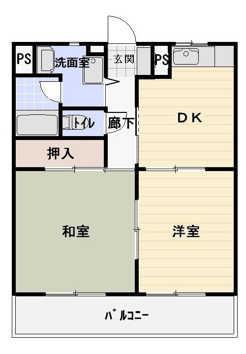 メルベーユⅡ 間取り