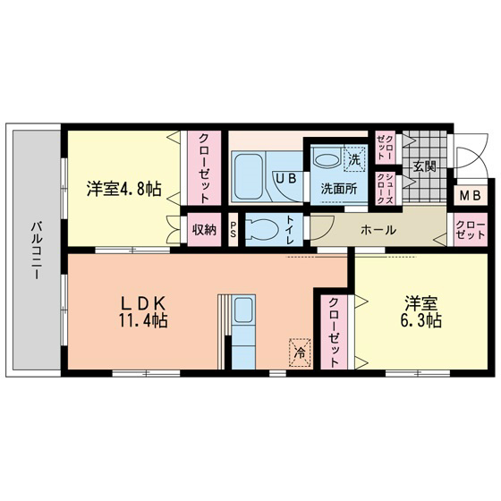 ブリリアント　ヒル　翠 間取り