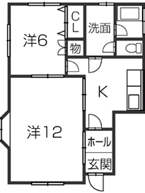 クレシェンテⅡ 間取り