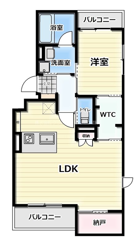 グリシーヌ駒形 間取り