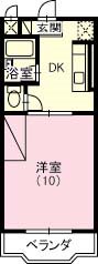 グリーンハイム★駐車場１台付き 間取り