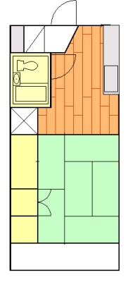コーポキャッスルエイト 間取り