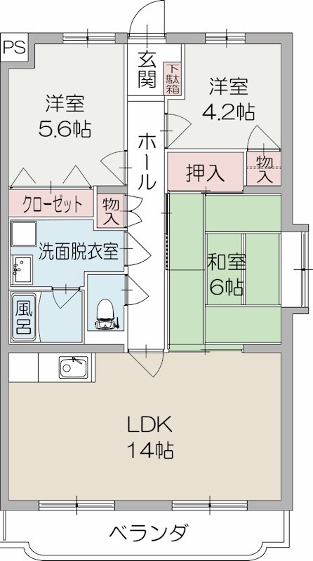 フォレストⅡ 間取り