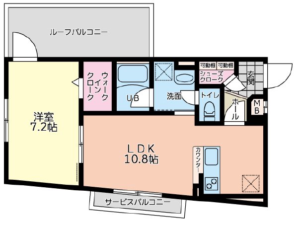 Boschi Montagne(ボスキ モンターニュ) 間取り