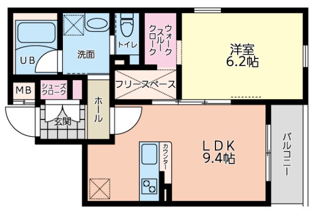 Boschi Montagne(ボスキ モンターニュ) 間取り