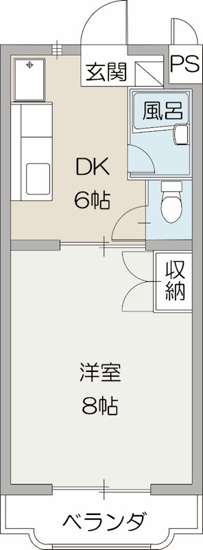 エレガントライフⅠ 間取り