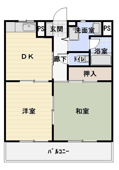 メルベーユⅡ 間取り