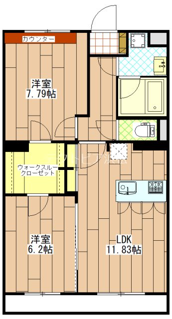 ラ・クレシタ 間取り