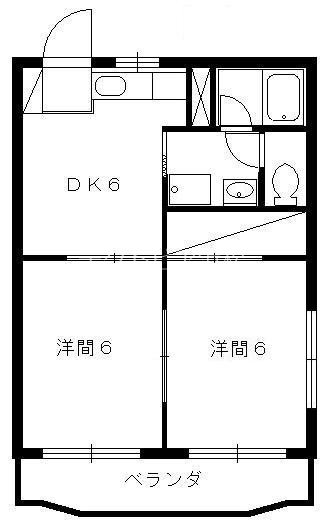 コーポラスサンライズA 間取り