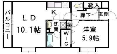 グランデージⅡ 間取り