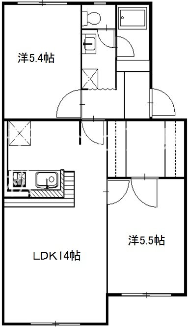 ハイクレストサンシャインⅠ 間取り