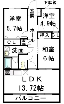 プリマベーラⅢ 間取り