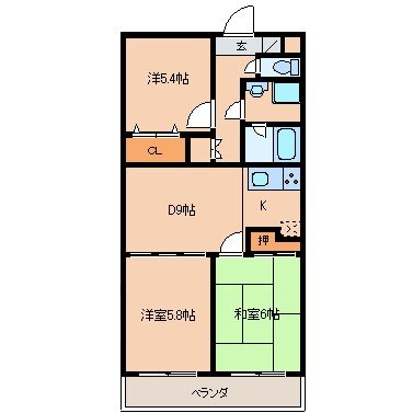 アヴェニール当麻 間取り