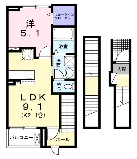 ルピナス・Ｋ 間取り