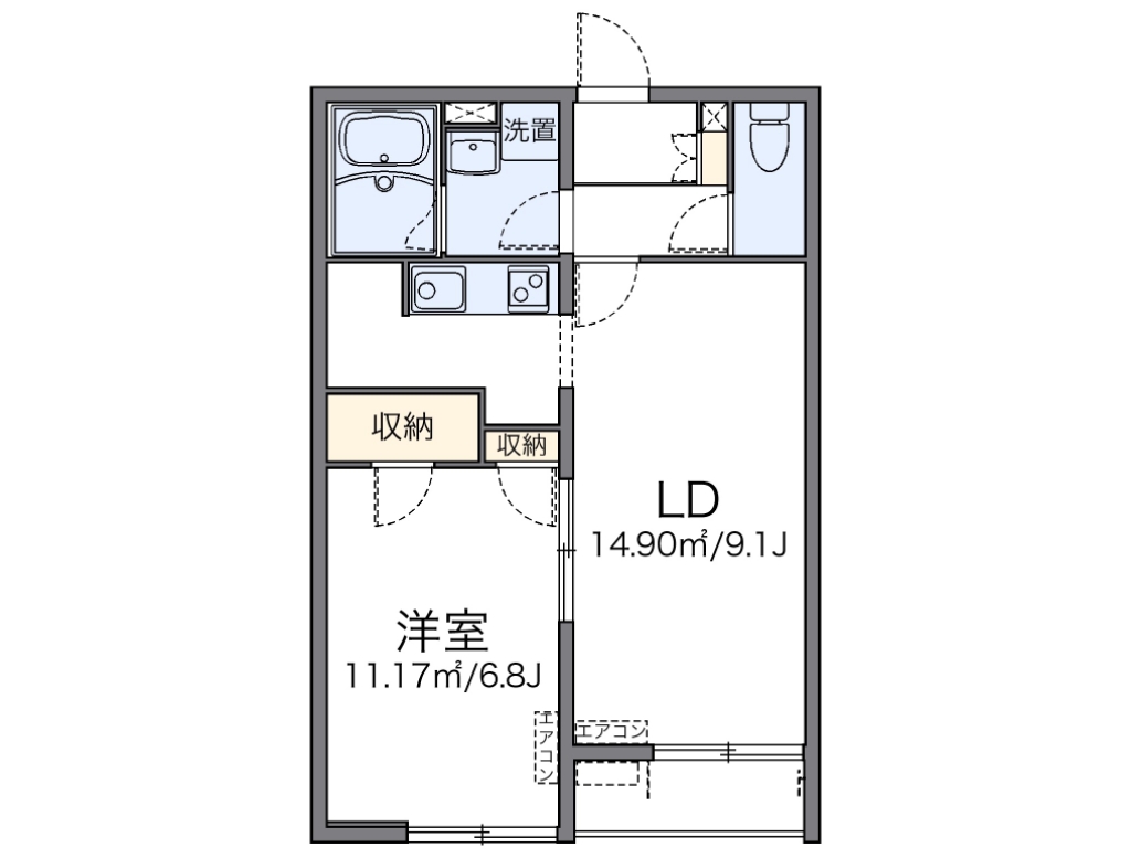 レオネクストツゥ 間取り