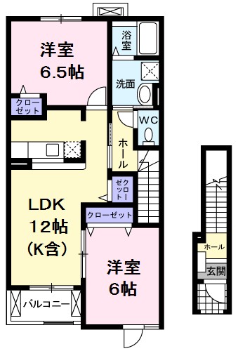 ファイン・ヒルＢ 間取り