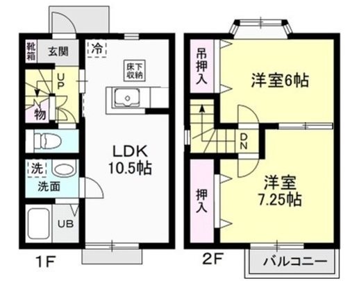 ＰＲＥＳＴＩＧＥ　Ａ 間取り