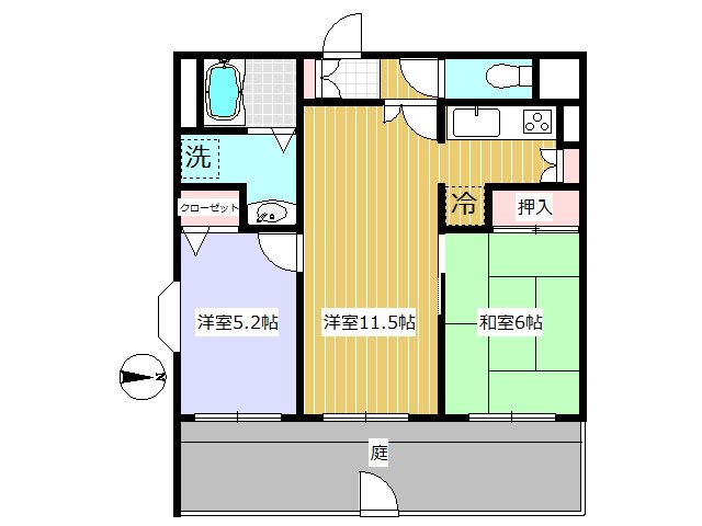 ワコーレ所沢Ⅲ 間取り