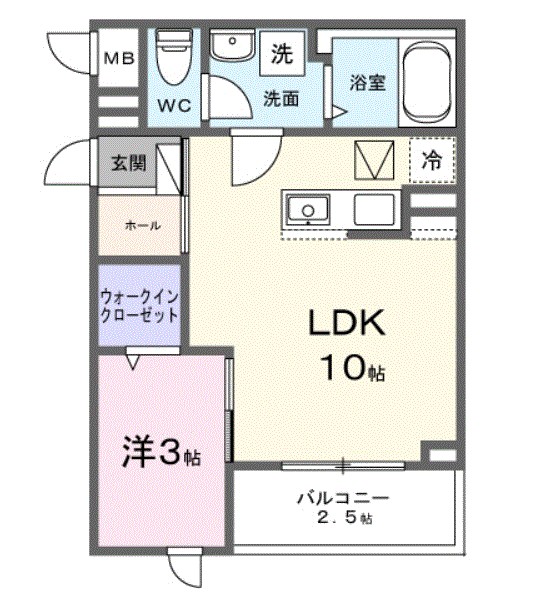 メゾン　ド　オラクル 間取り