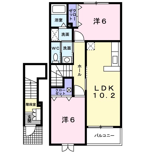 サンリット　ヒルⅠ 間取り