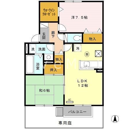 パルティーダC棟 間取り