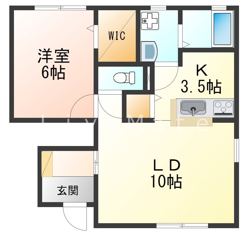 グランディールB 間取り