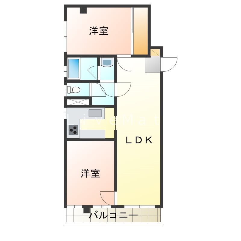 リバティーライフ枝吉 間取り