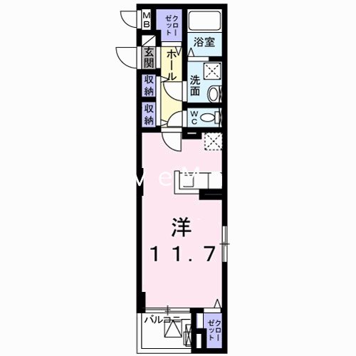 イーストブルー六番館 間取り