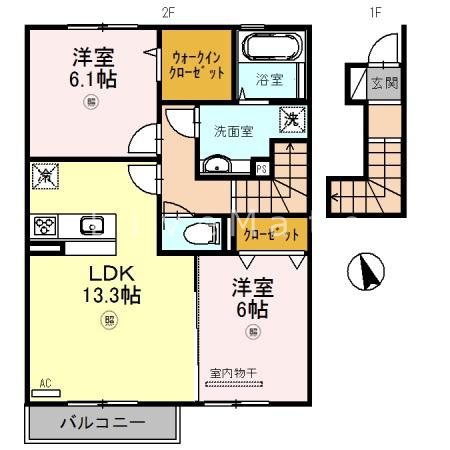 ラッジョ・クラルテ・クラルテ 間取り